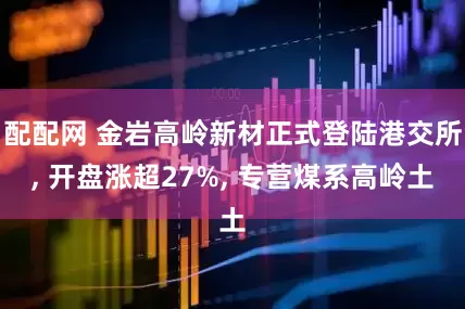 配配网 金岩高岭新材正式登陆港交所, 开盘涨超27%, 专营煤系高岭土